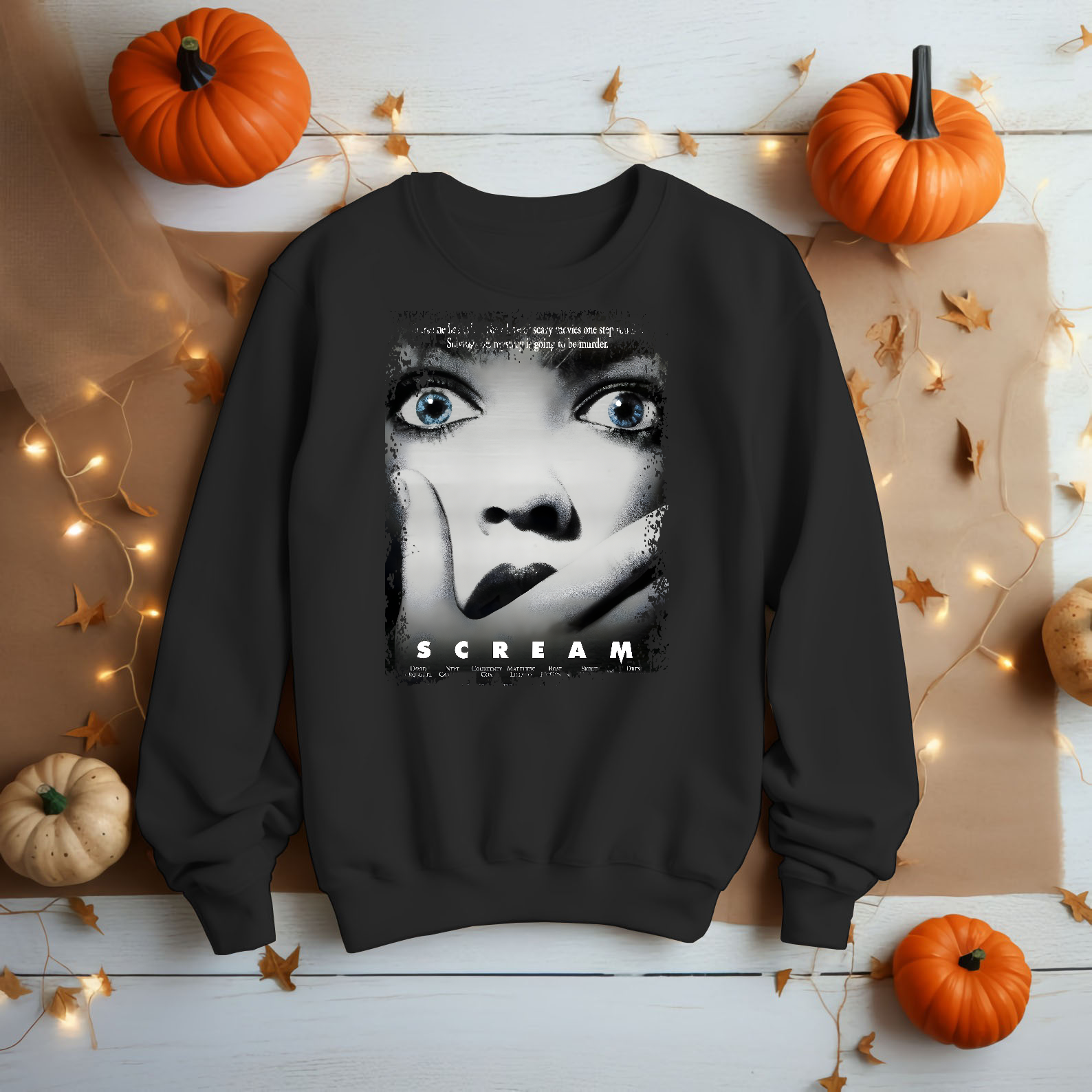 Scream - Movie Poster Inspired Unisex Black Shirt