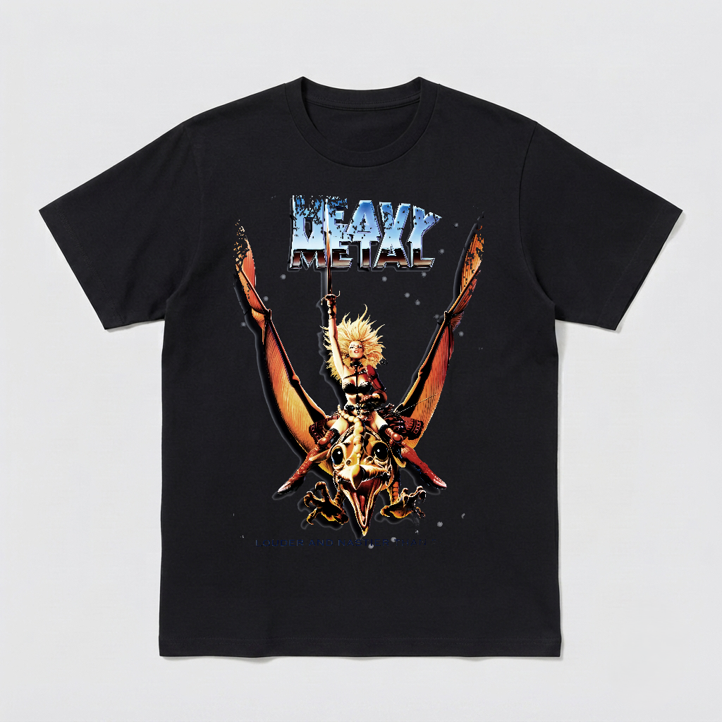 Heavy Metal - Movie Poster Inspired Unisex Black T-Shirt