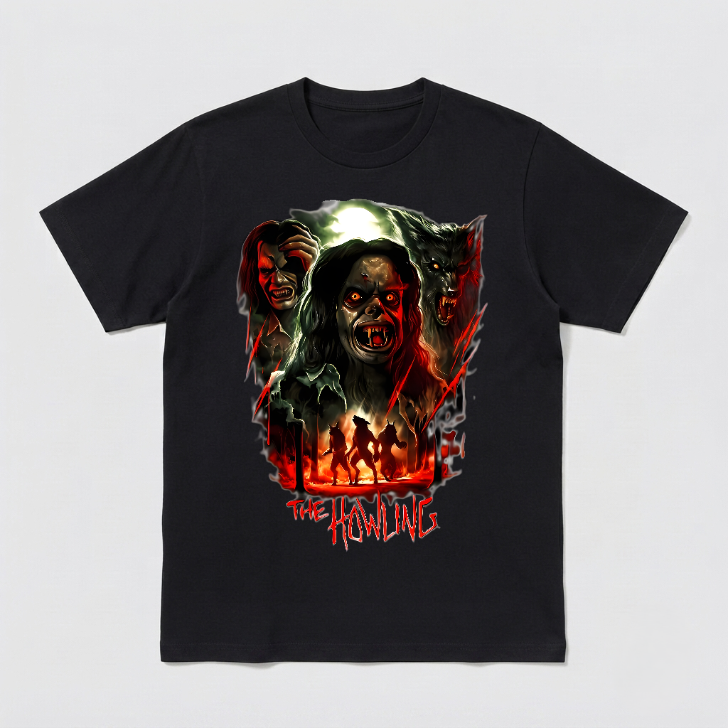 The Howling Movie Tee, Horror Film Lover T-Shirt, Halloween Shirt, Werewolf Tee-TH82024