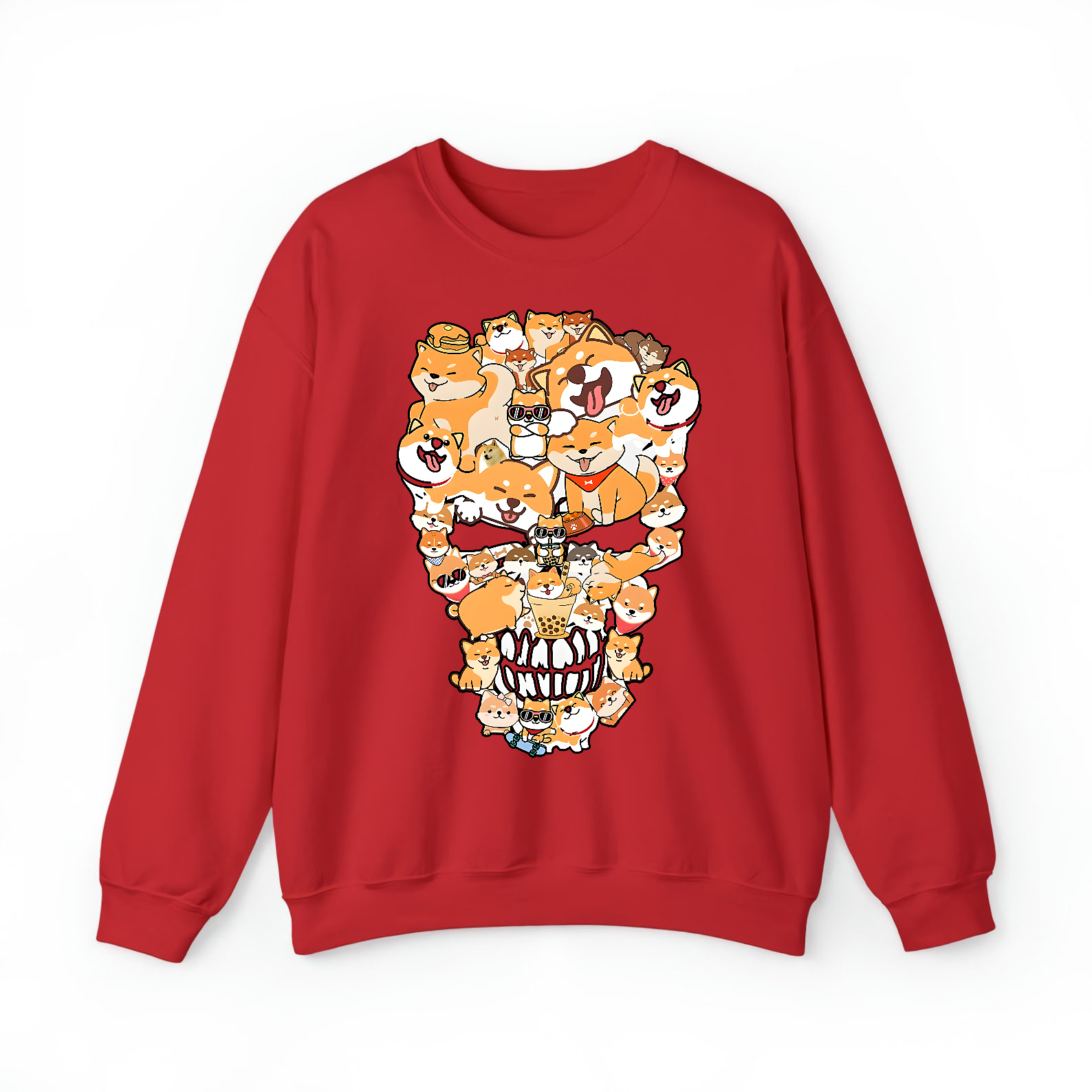 Shiba Inu Skull - Skeleton Halloween Costume Skull Shiba Unisex T-shirt-TH82092