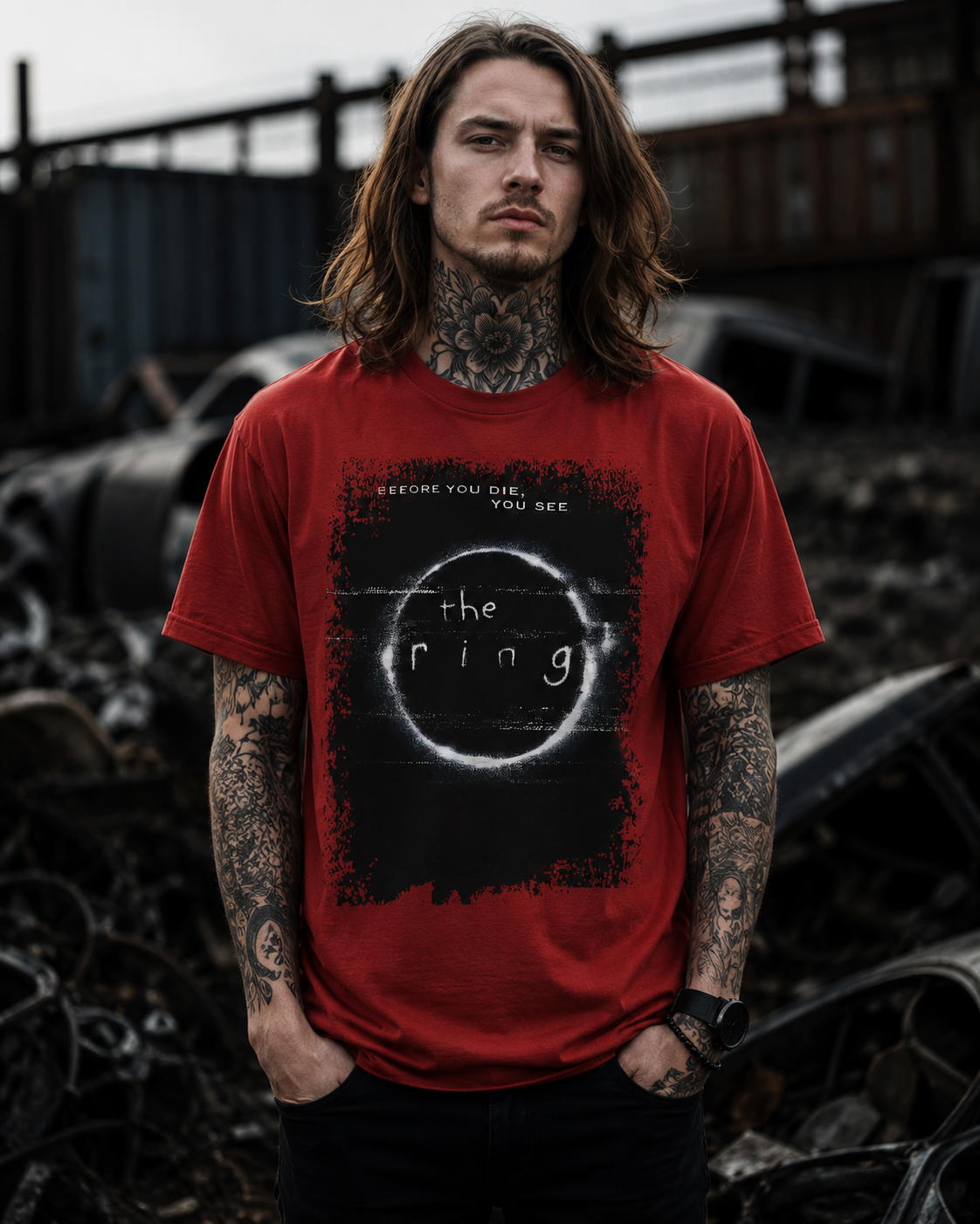 The Ring - Movie Poster Inspired Unisex Black Shirt