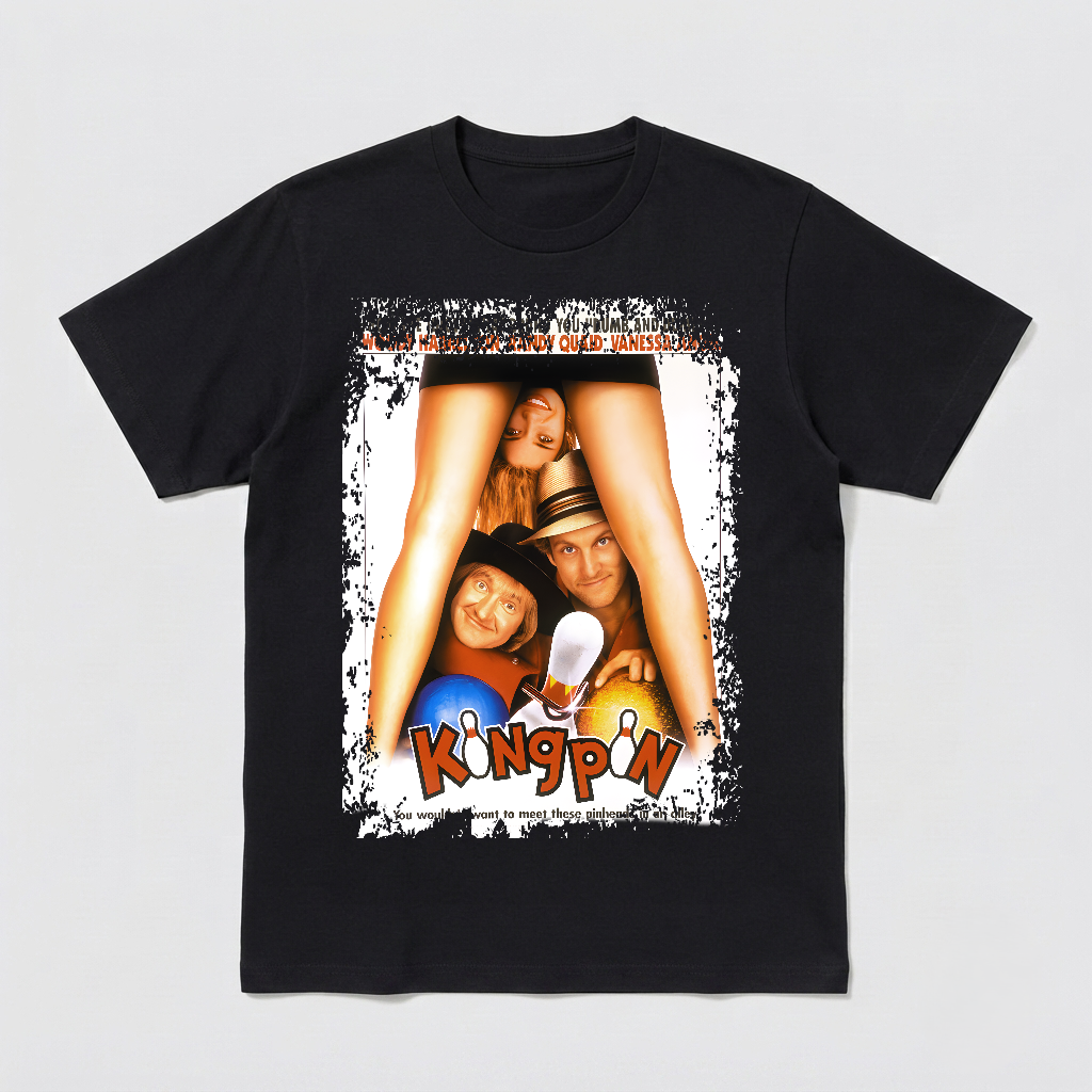 Kingpin - Movie Poster Inspired Unisex Black Shirt