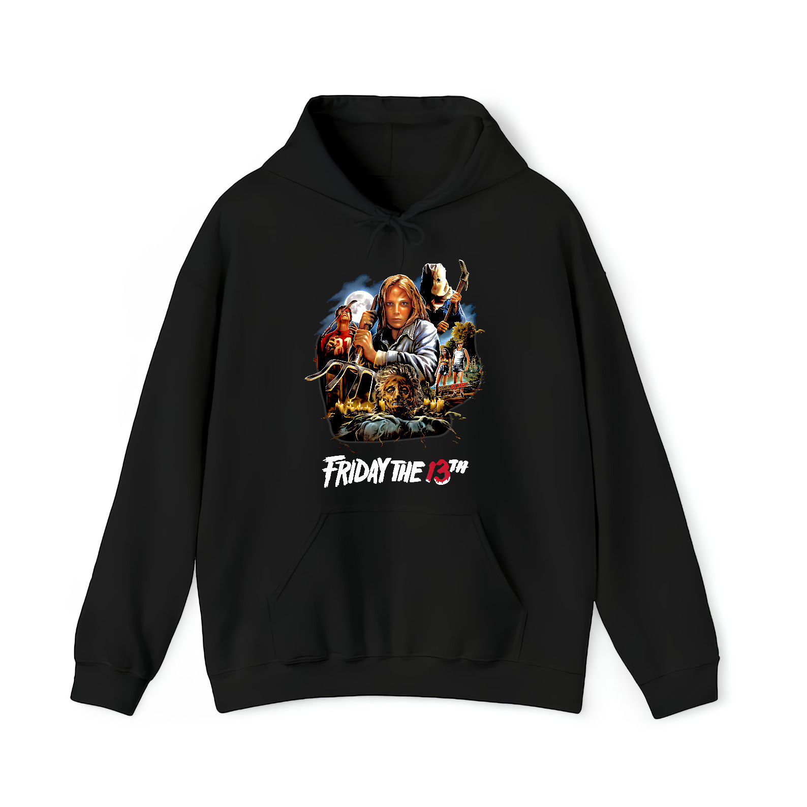 Friday The 13th Movie Horror T-Shirt Black S-3XL-TH82006