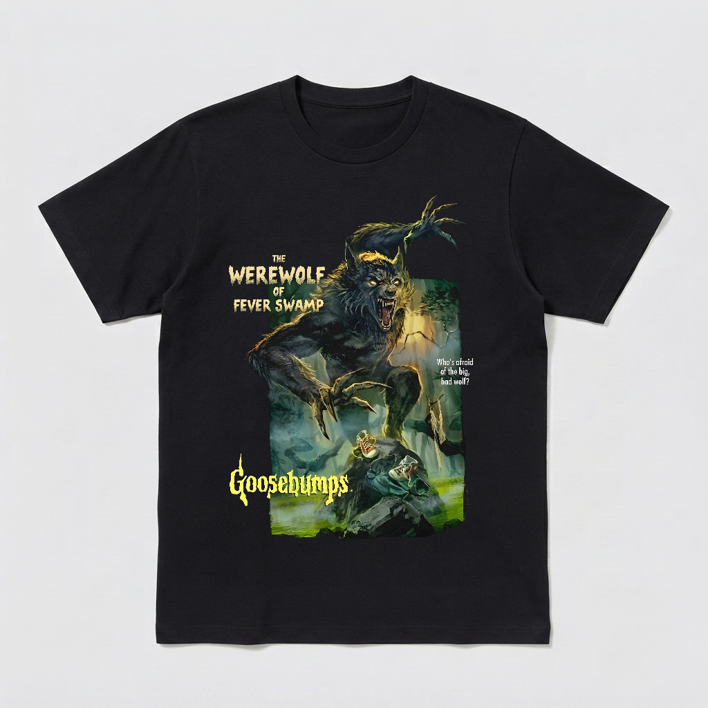 Goosebumps The Werewolf of Fever Swamp T-Shirt - Vintage Horror Graphic Tee-TH82095