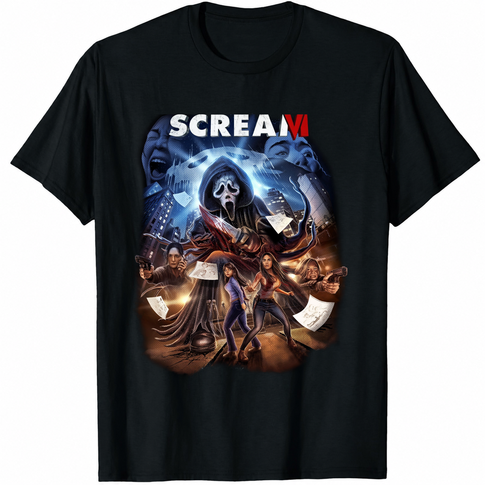 Scream VI Horror T-Shirt Black S-3XL -TH82014