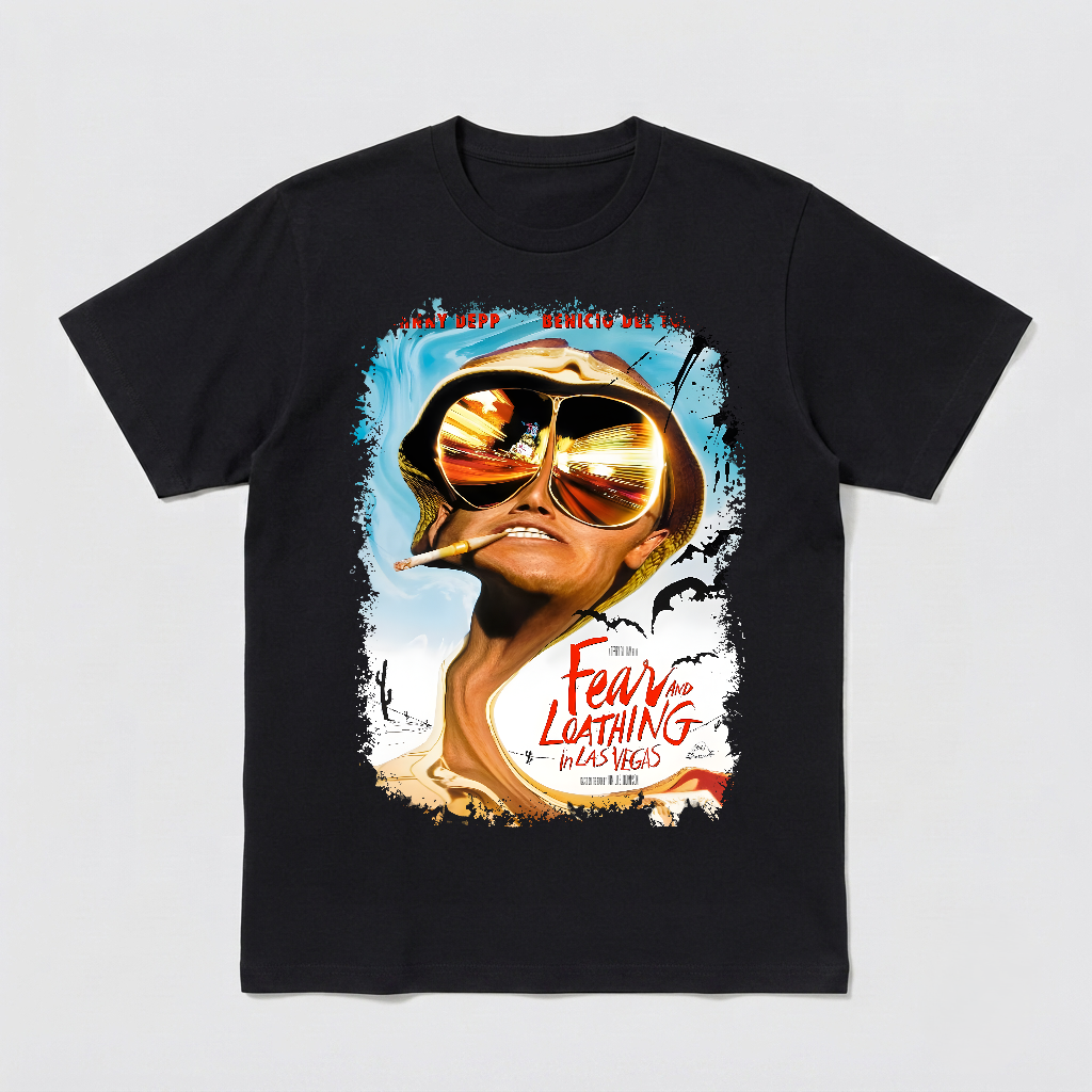 Fear & Loathing in Las Vegas - Movie Poster Inspired Unisex Black Shirt