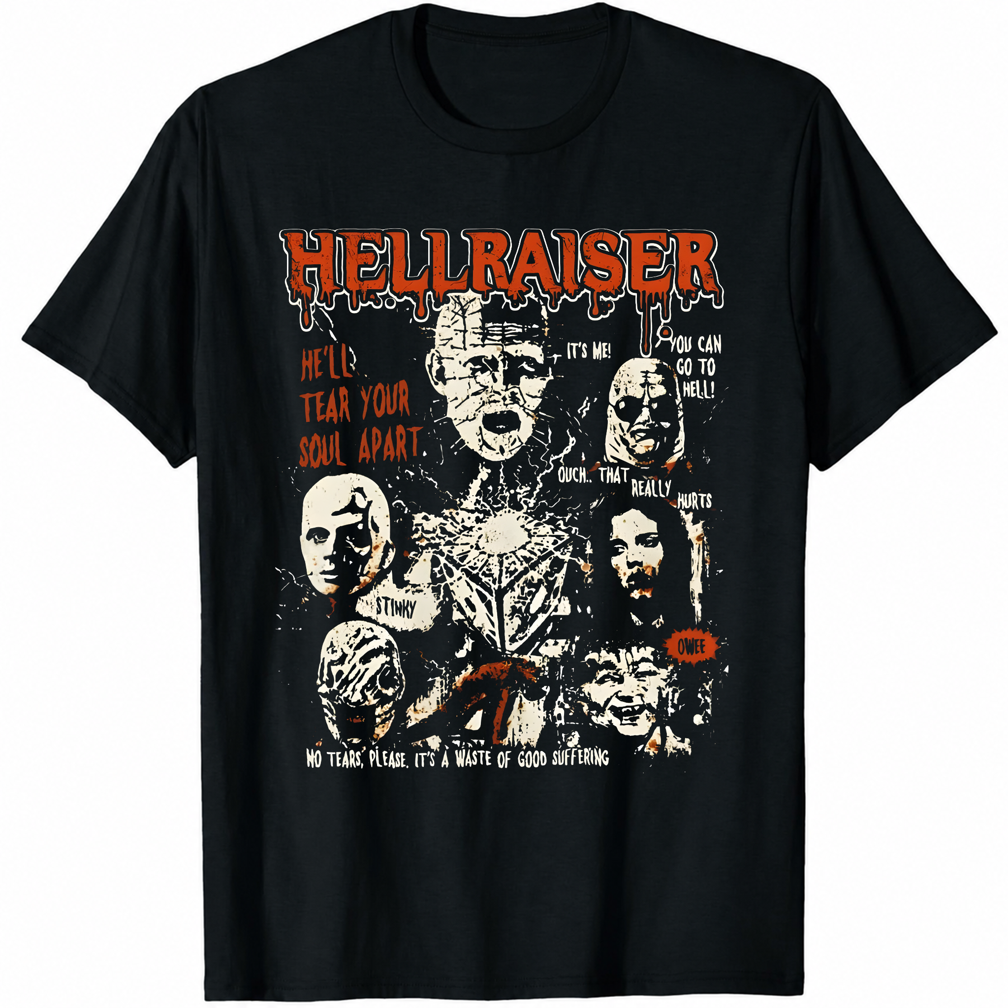 Hellraiser Movie Cenobites Unisex Tee, Horror Film T-Shirt, Cenobites Shirt-TH82028