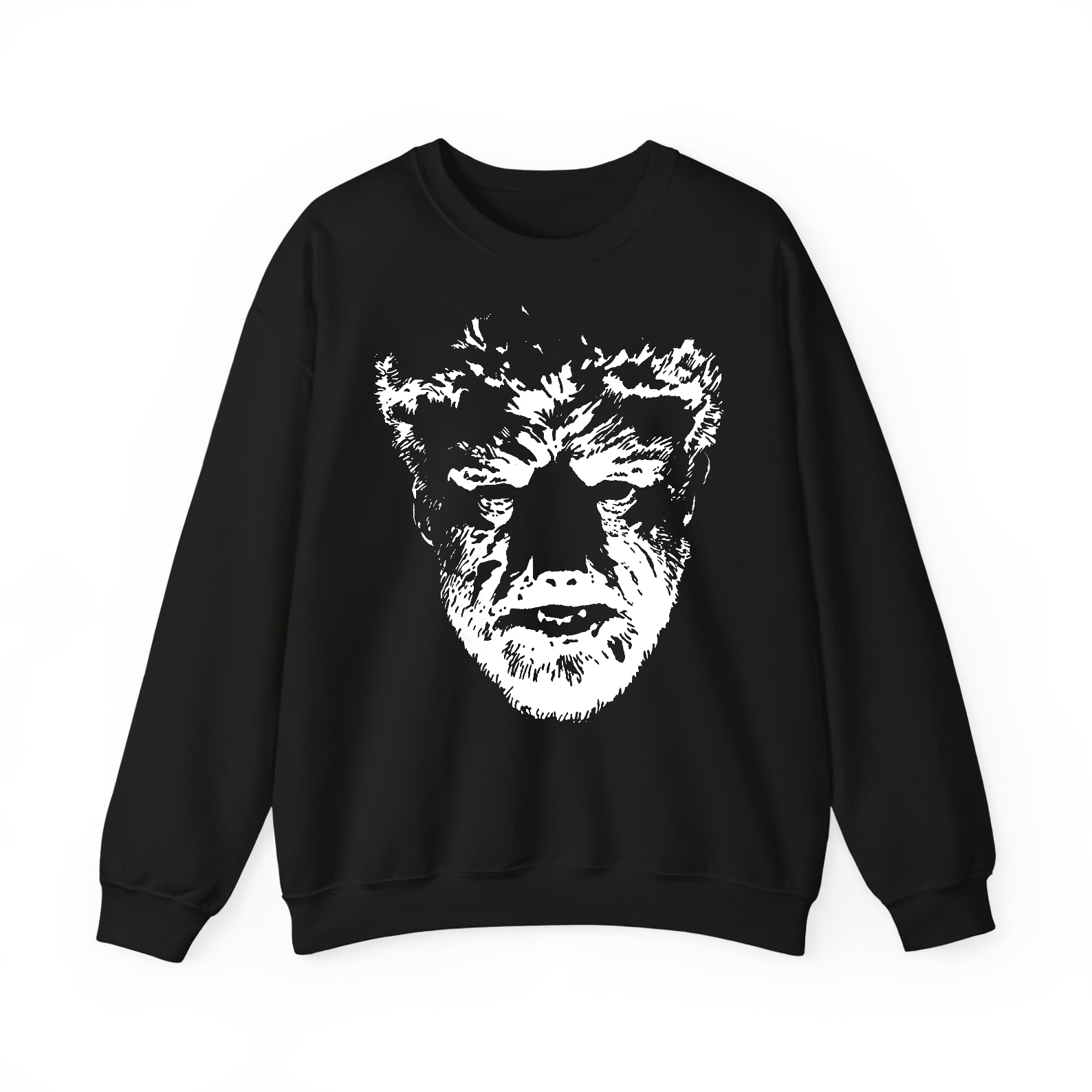 The Wolfman Horror Movie Black T-Shirt S-3XL-TH82001