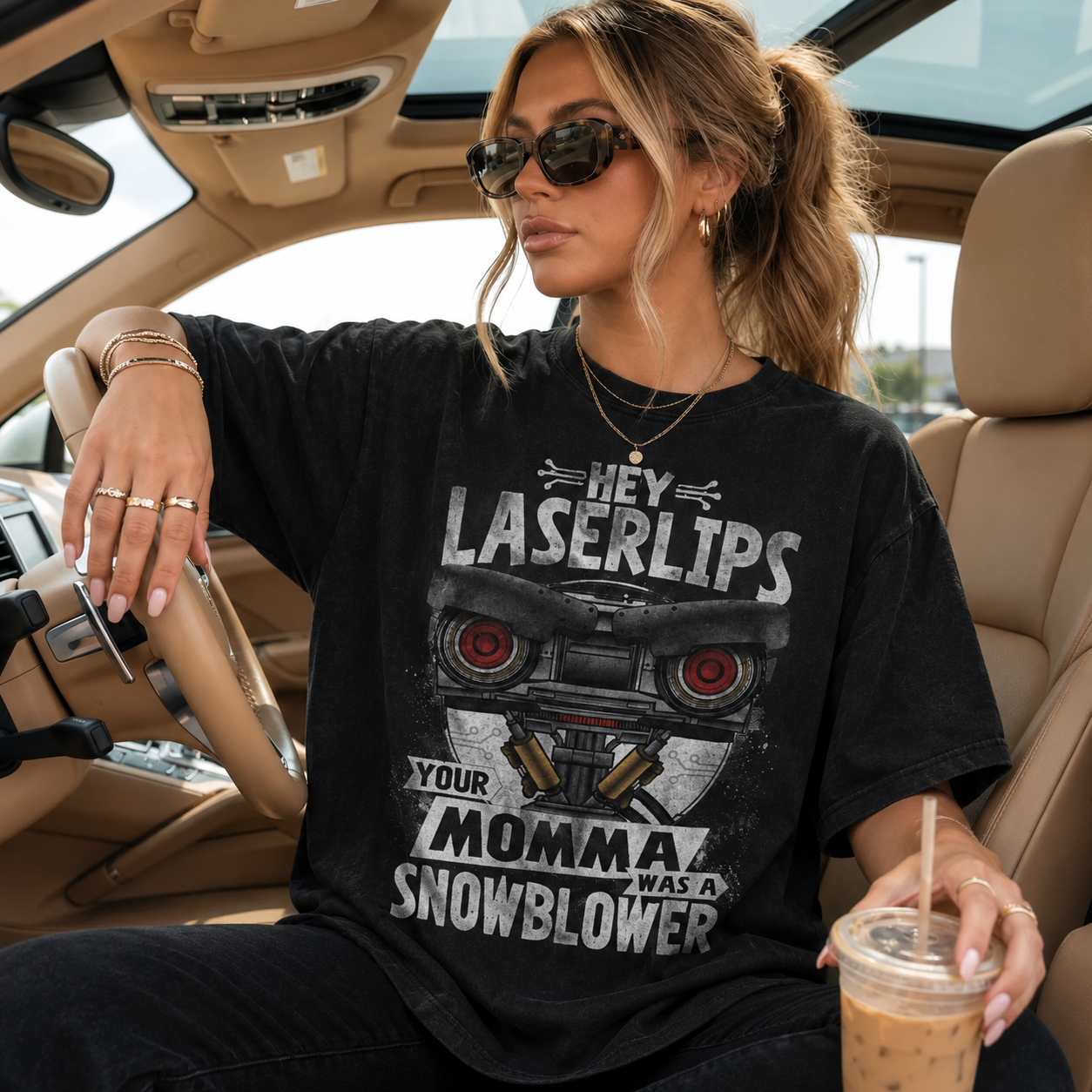 Short Circuit Shirt Hey Laser Lips Unisex & Kids - Johnny 5 Robot Funny 80's