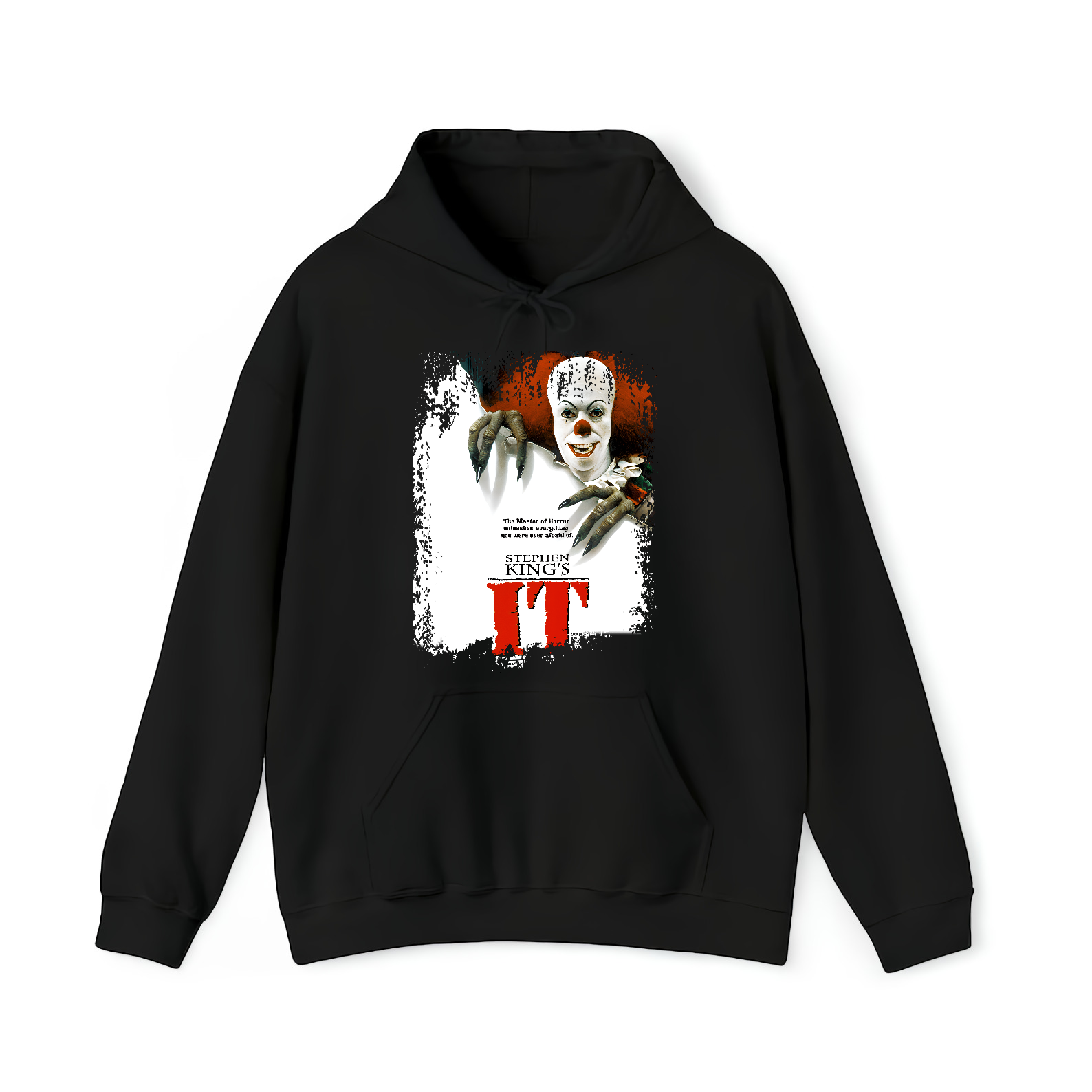 It - Movie Poster Inspired Unisex Black T-Shirt - HQ