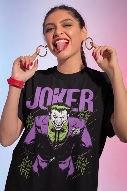 Batman Joker Kanji Cover Shirt, Unisex Tee, DC Comics Gift, Size S-5XL