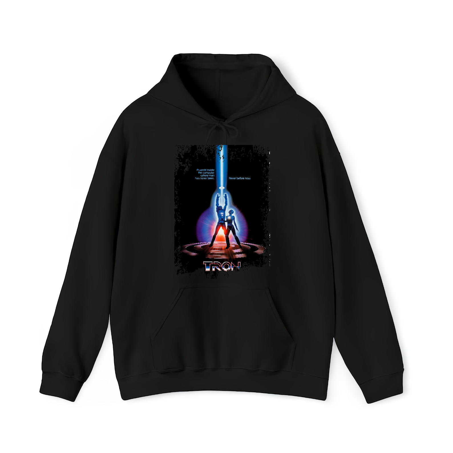 Tron - Movie Poster inspired Unisex Black Shirt - HQ