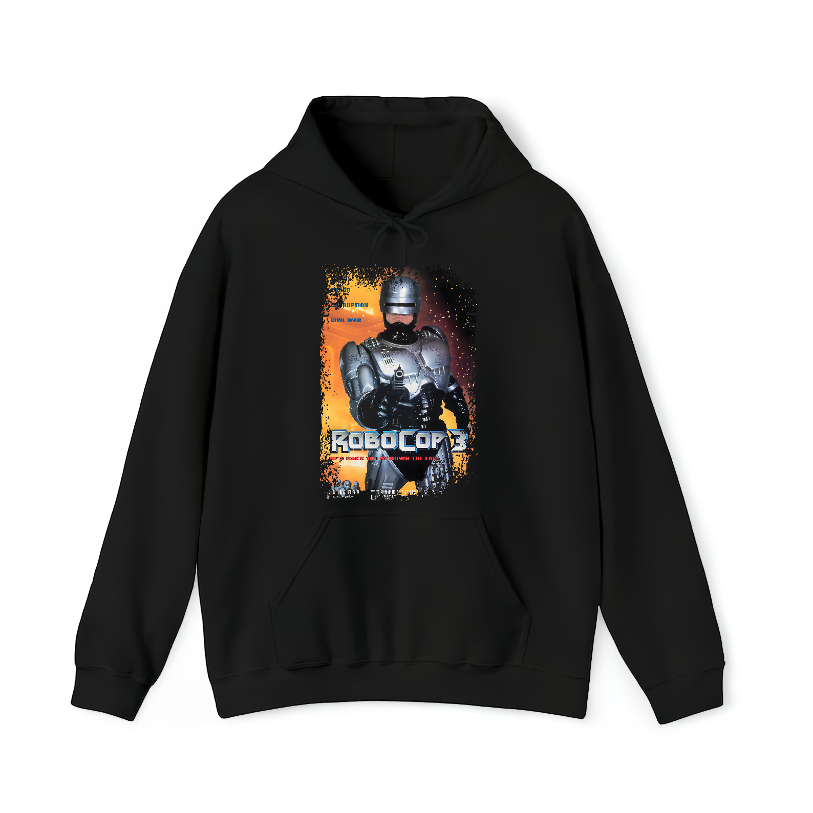 Robocop 3 - Movie Poster inspired Unisex Black Shirt