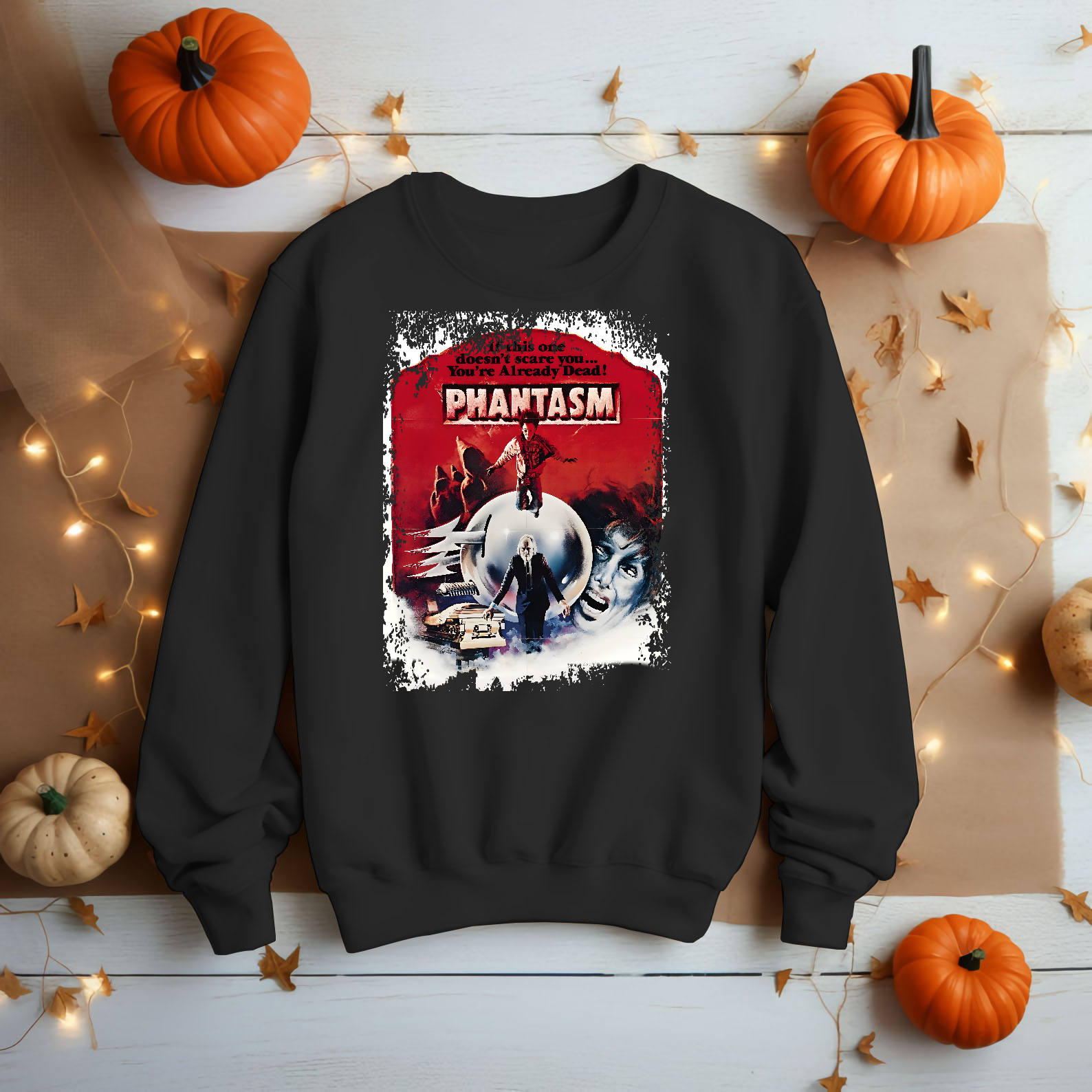 Phantasm - Movie Poster Inspired Unisex Black Shirt