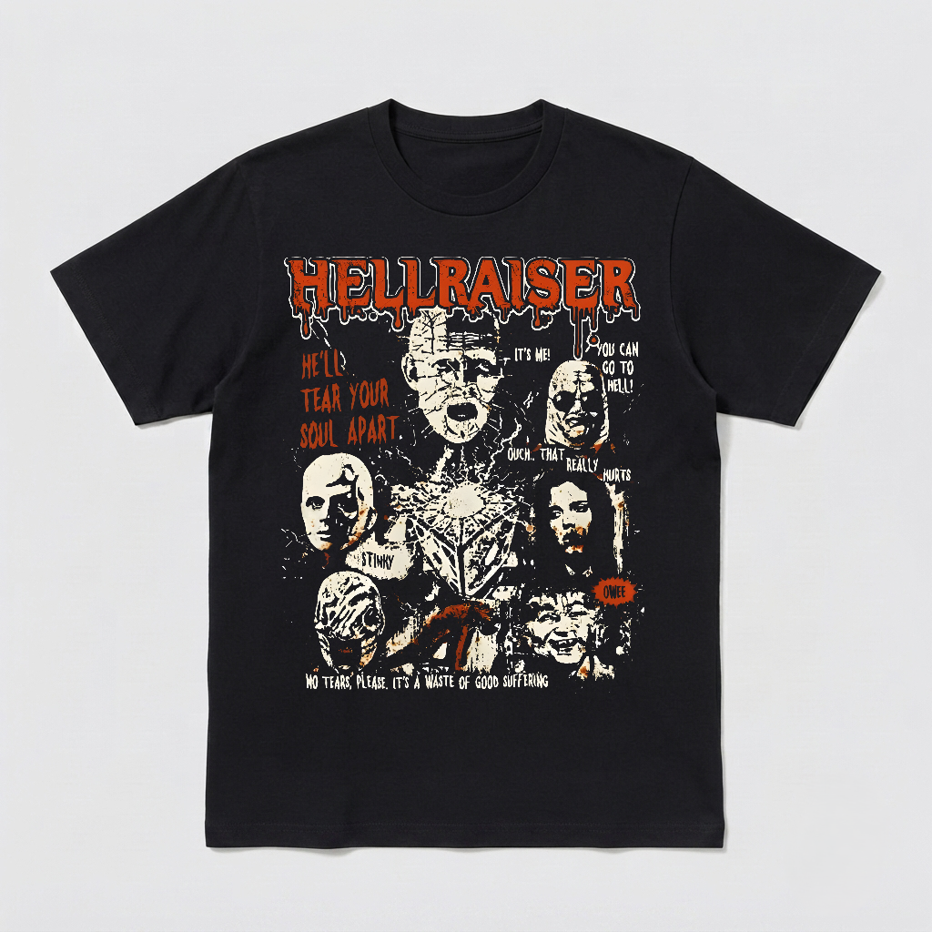 Hellraiser Movie Cenobites Unisex Tee, Horror Film T-Shirt, Cenobites Shirt-TH82028