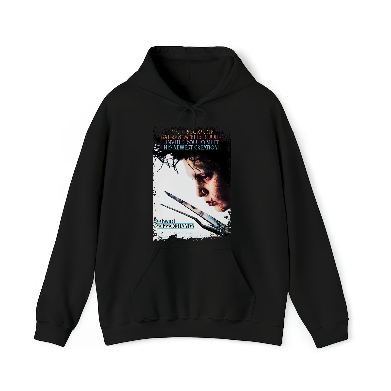Edward Scissorhands - Movie Poster Inspired Unisex Black Shirt