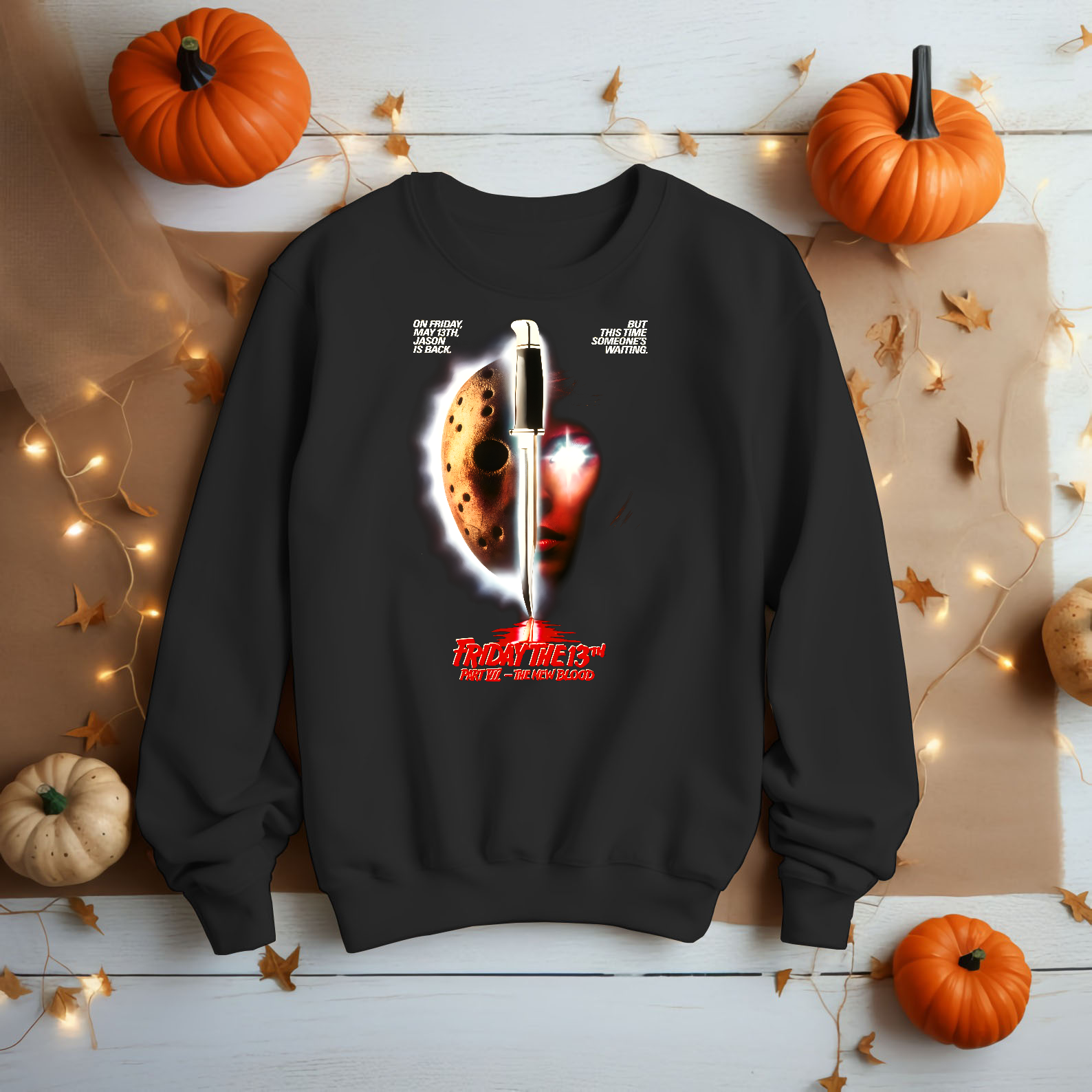 Friday The 13th Part VII The New Blood Horror Movie T-Shirt Black S-3XL-TH82016