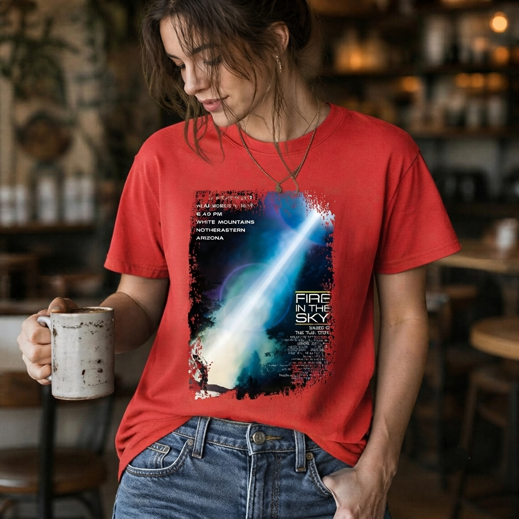 Fire in the Sky - Movie Poster inspired Unisex Black Shirt
