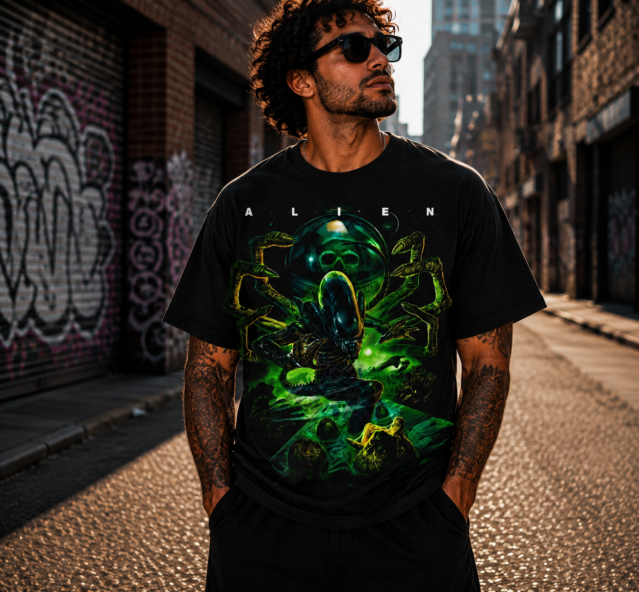 Alien Movie T-Shirt Black S-3XL-TH82008
