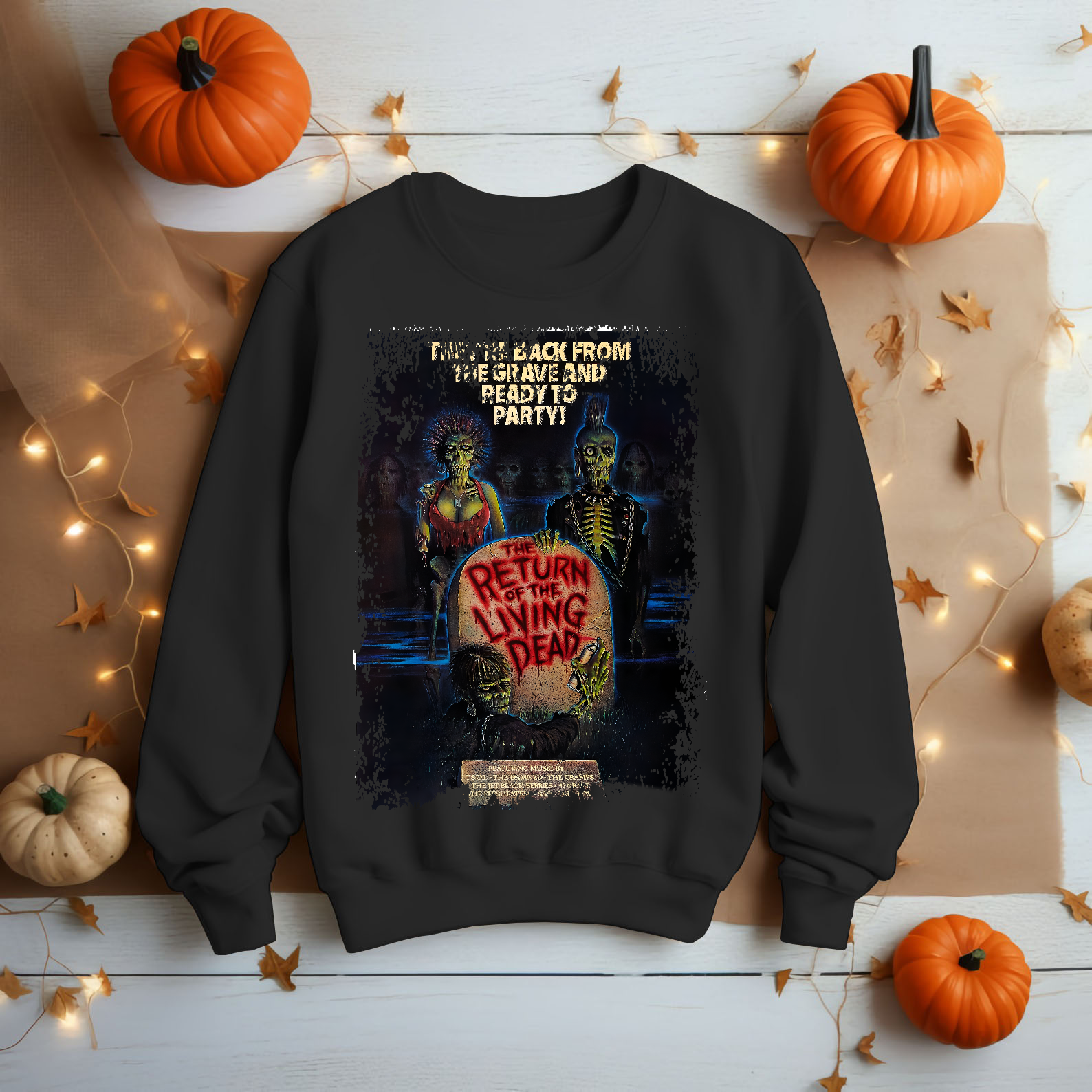Return of the Living Dead - Movie Poster inspired Unisex Black Shirt