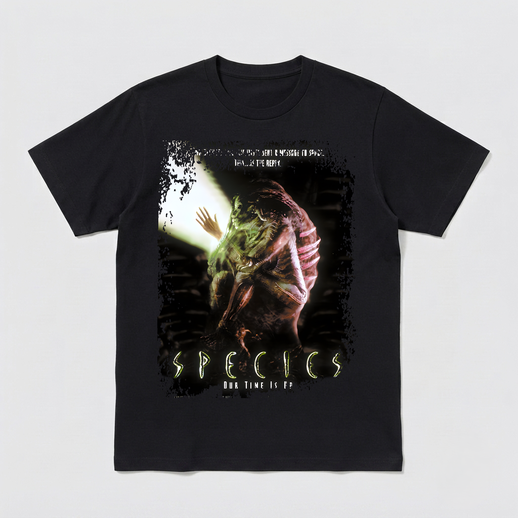 Species - Movie Poster inspired Unisex Black Shirt