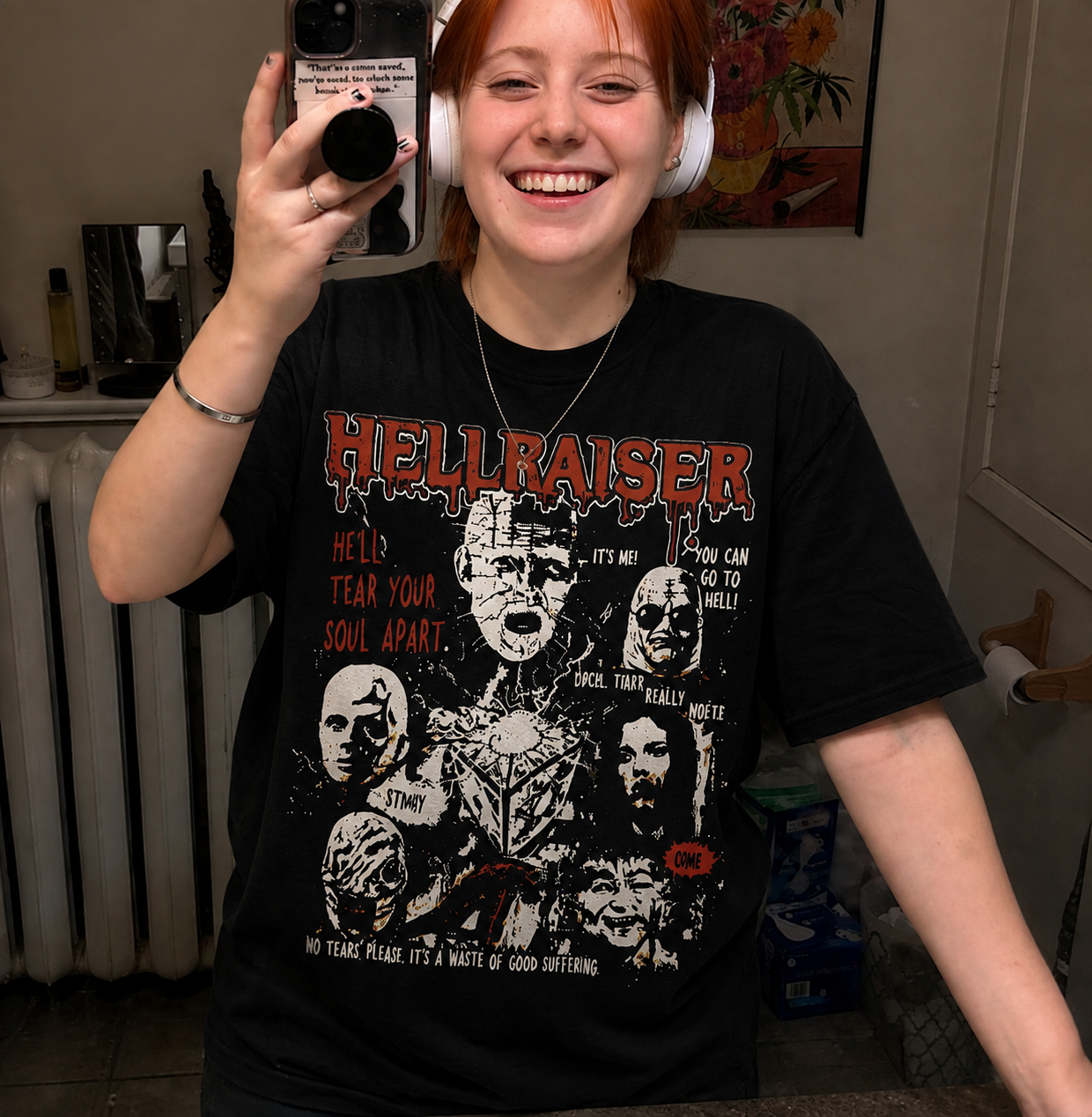 Hellraiser Movie Cenobites Unisex Tee, Horror Film T-Shirt, Cenobites Shirt-TH82028